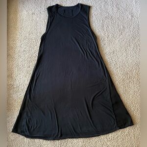 Johnny Was Pete & Greta Black A -Line Tank Dress sz M Cotton Modal Blend